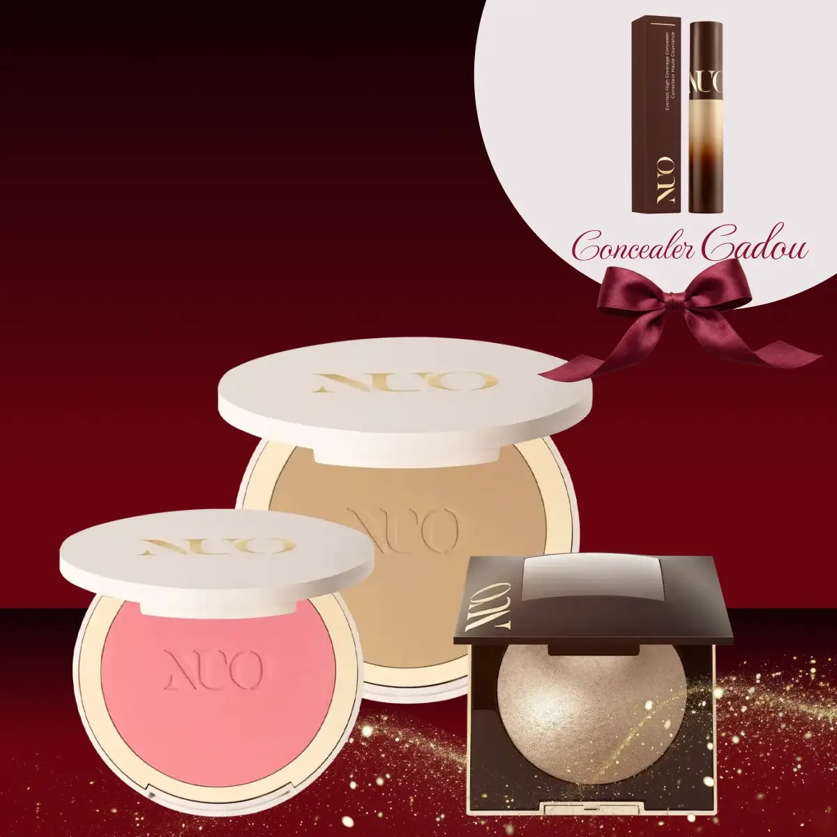 Set Bronzer, Blush si Highlighter (3 produse) + Concealer CADOU