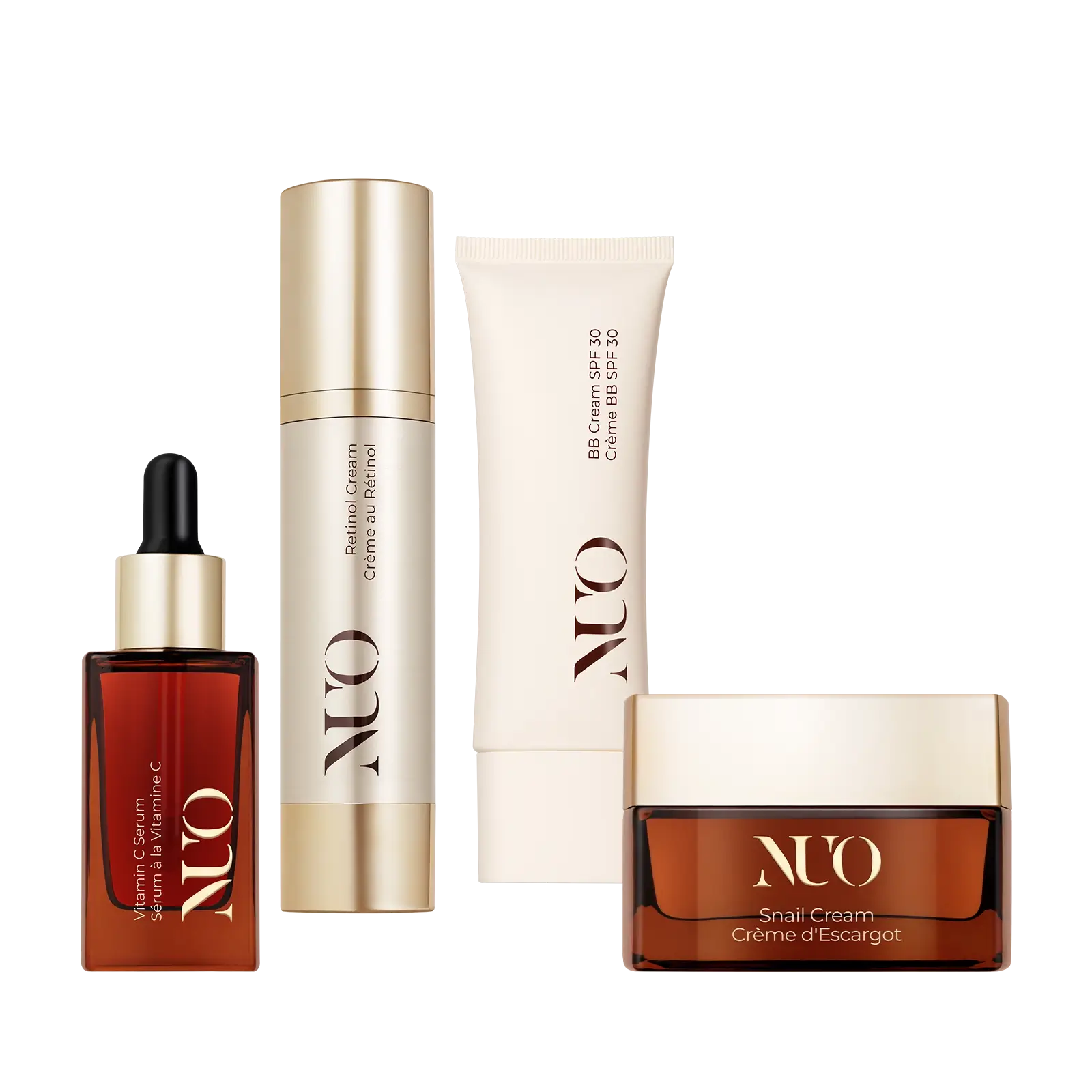 Set Ser Vitamina C, Crema cu Retinol, Crema Mucina de Melc si BB Cream Set Ser Vitamina C, Crema cu Retinol, Crema Mucina de Melc si BB Cream