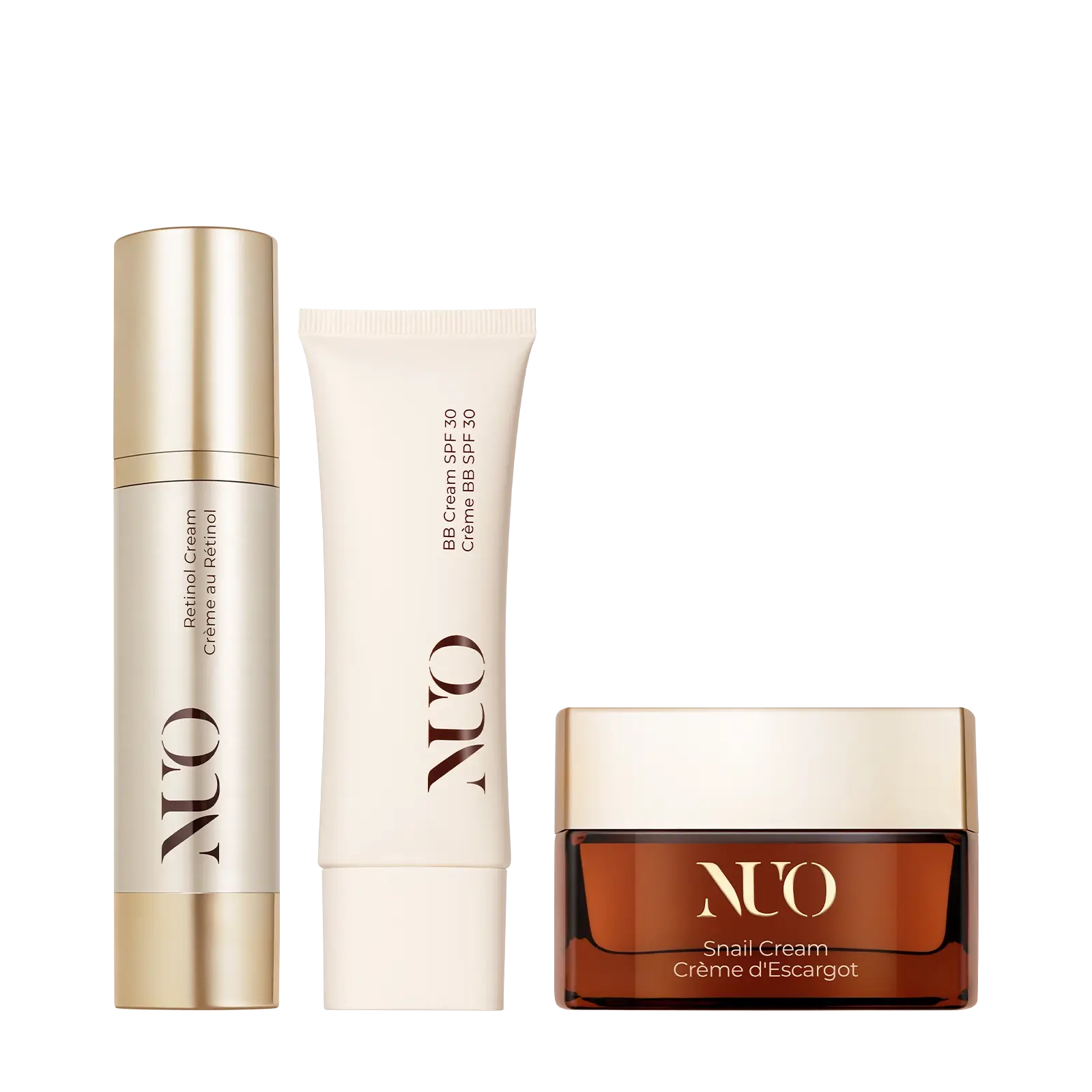 Set Crema cu Retinol, Crema cu Mucina de Melc si BB Cream (3 produse)