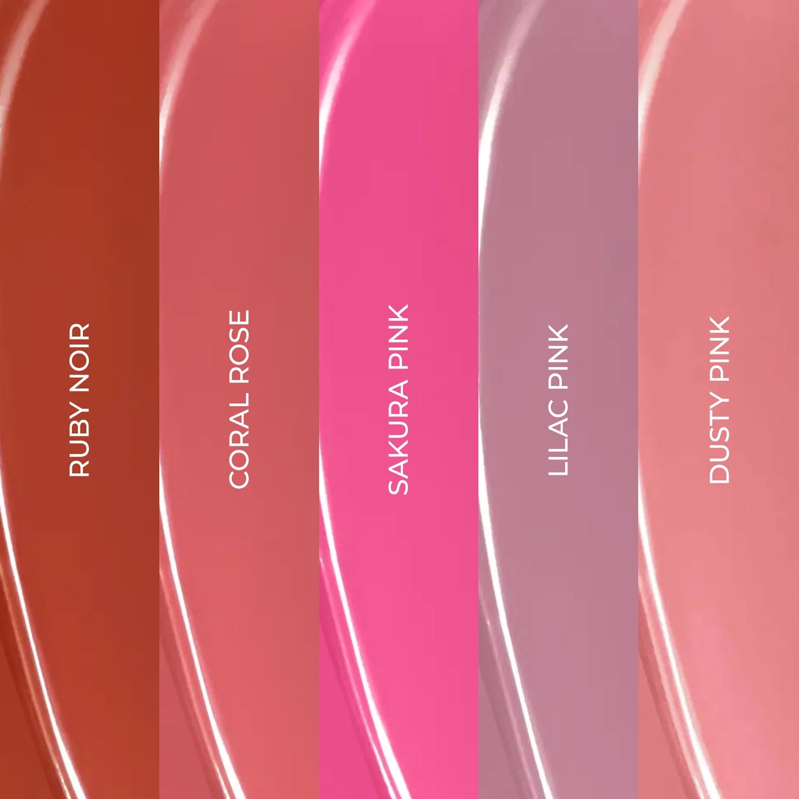 Kit 5 Rujuri Mate Lichide All Rose