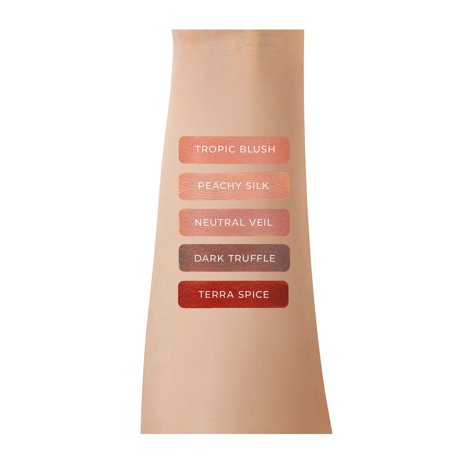 Kit 5 Rujuri Mate All Nude