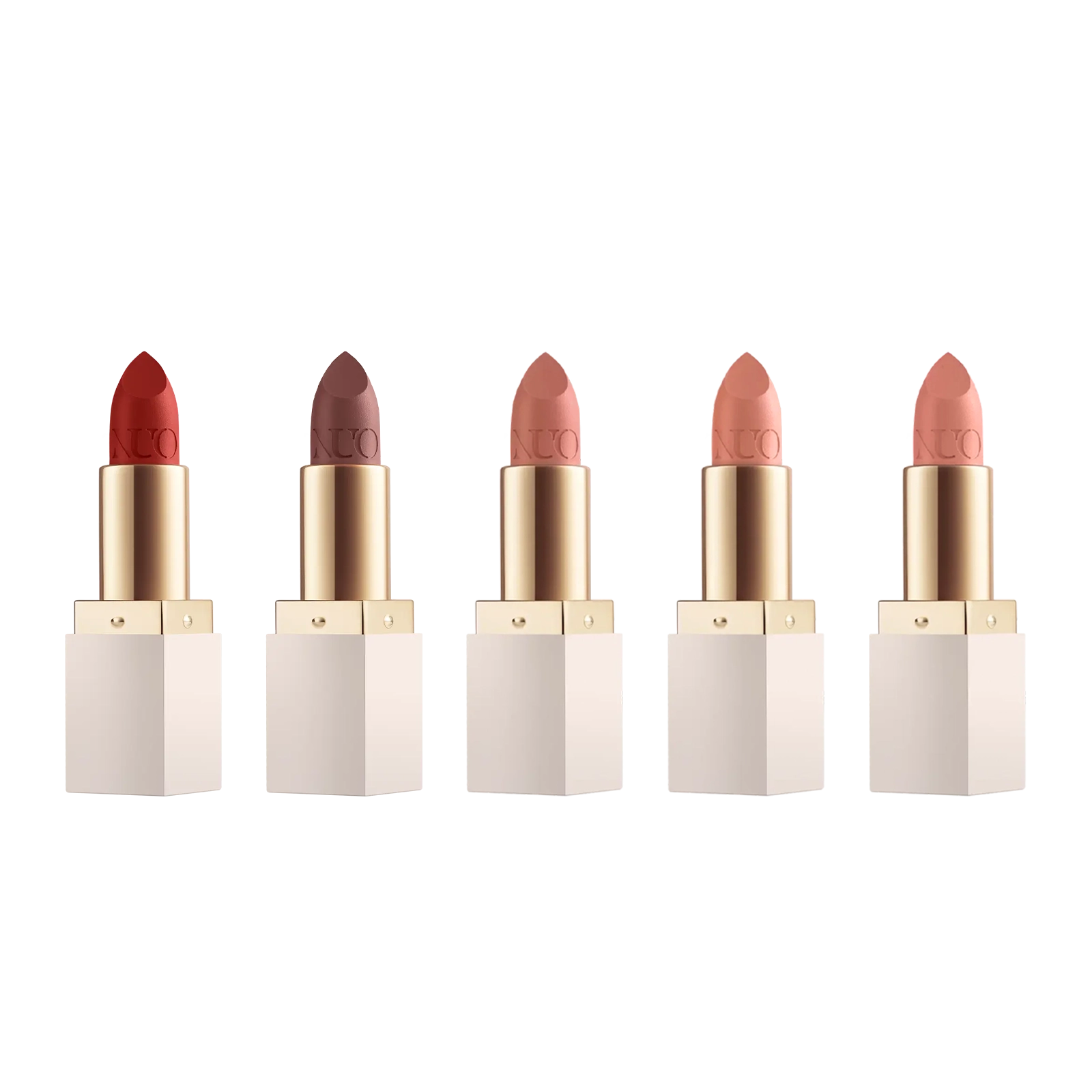 Kit 5 Rujuri Mate All Nude