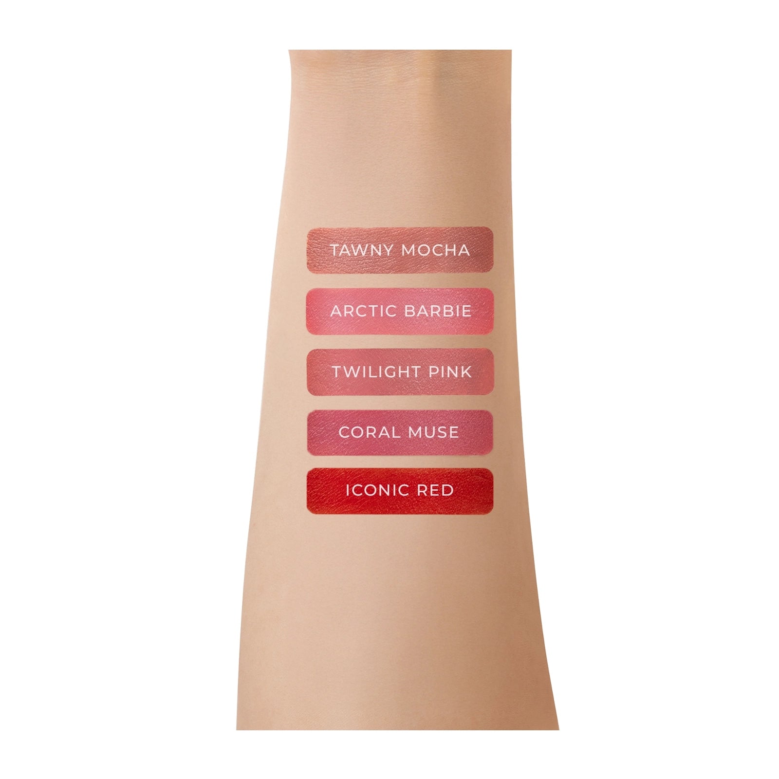 Kit 5 Rujuri Mate All Rose