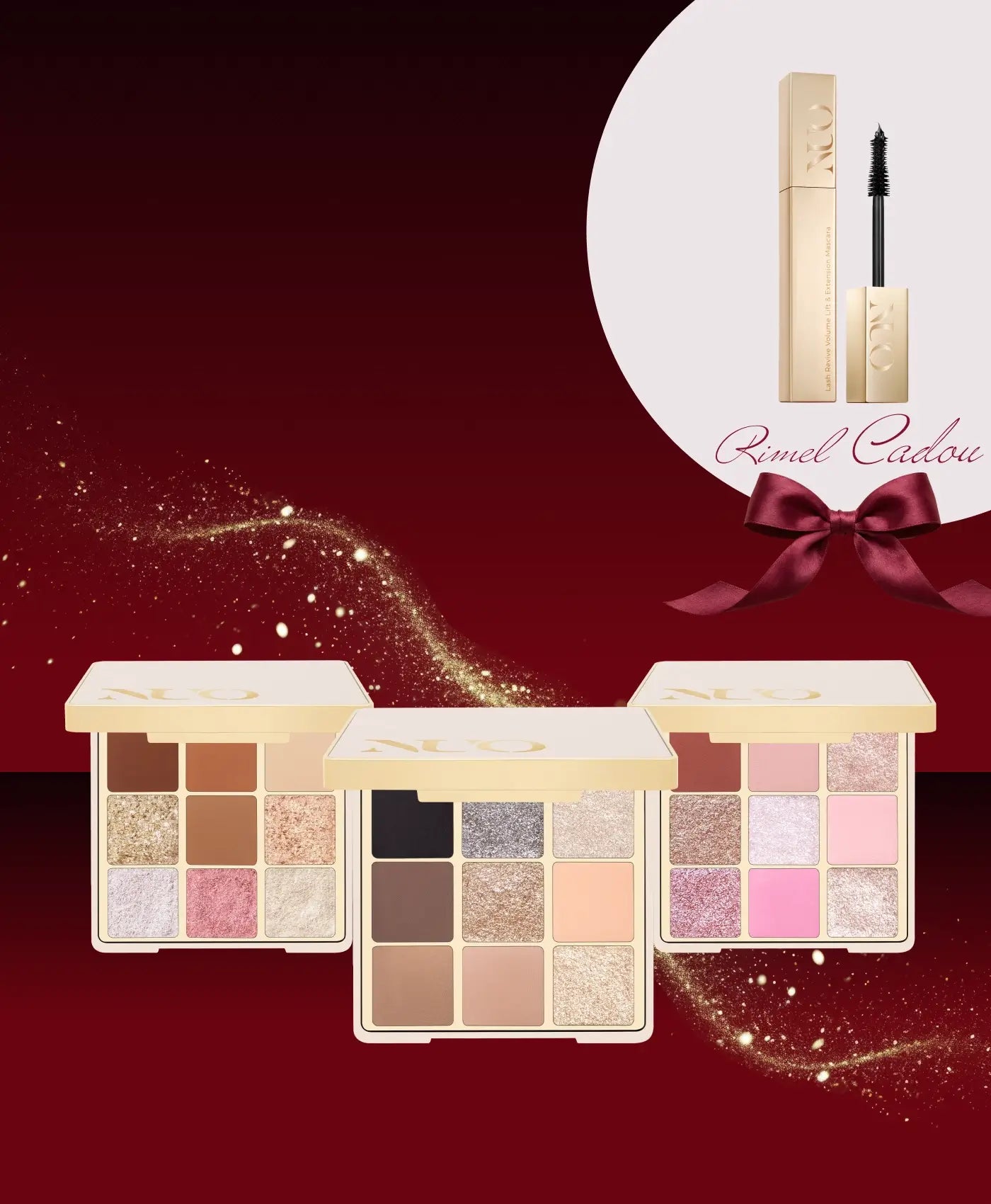 Set 3 palete de machiaj + Rimel CADOU