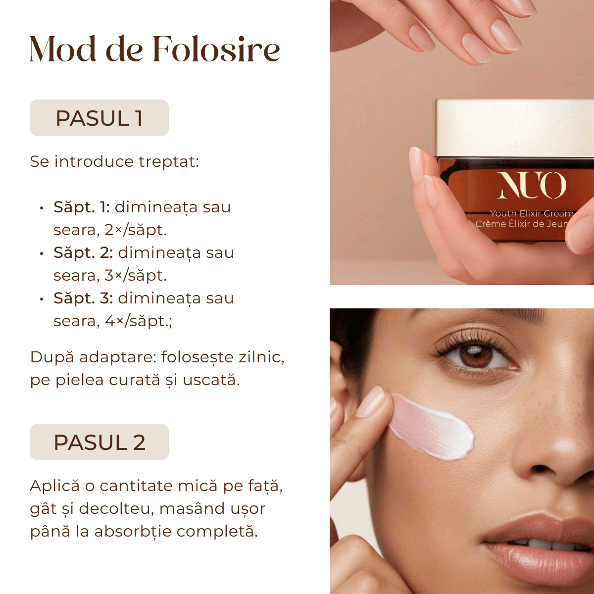 Crema antirid pentru fata Youth Elixir