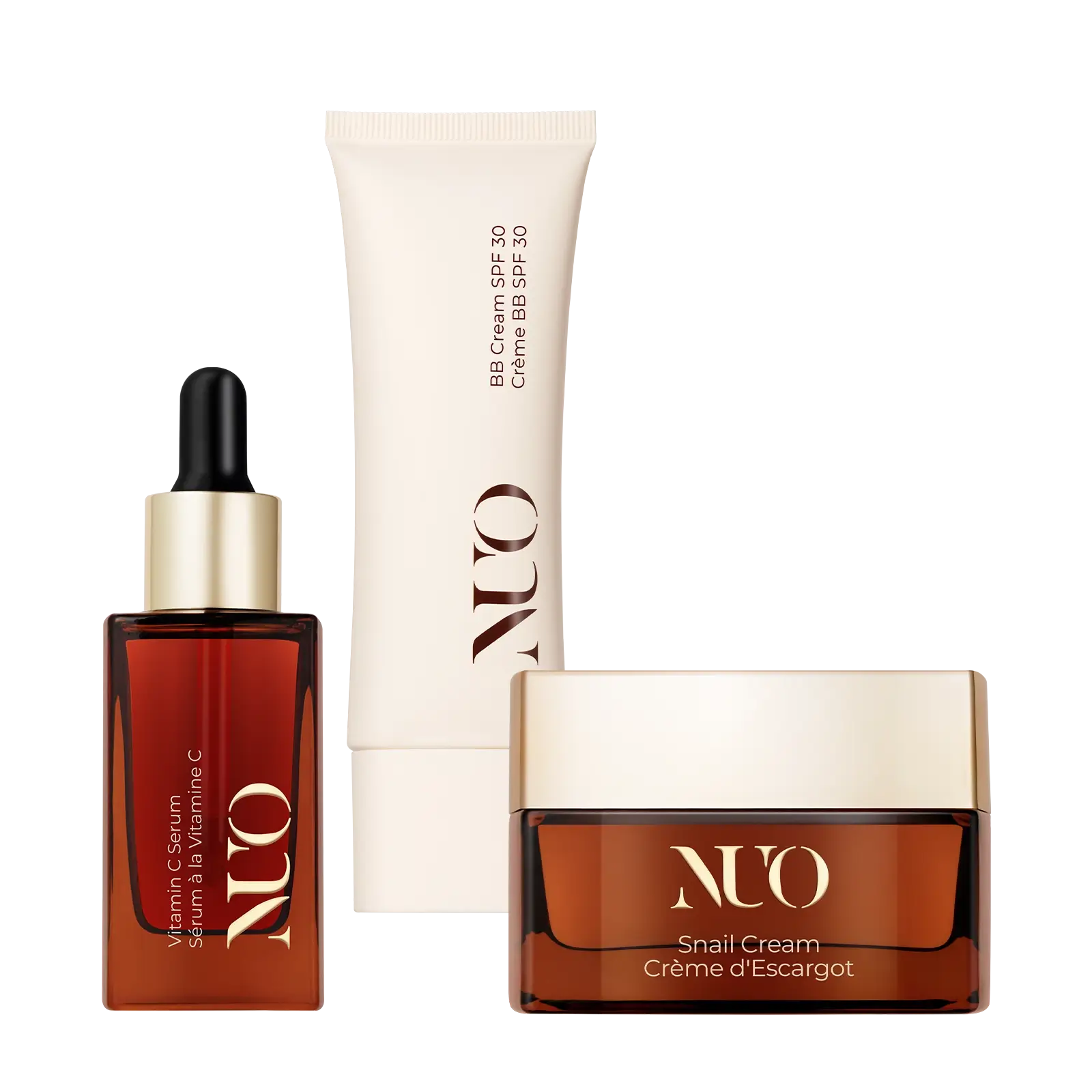 Set Ser cu Vitamina C, Crema cu Mucina de Melc si BB Cream (3 produse)