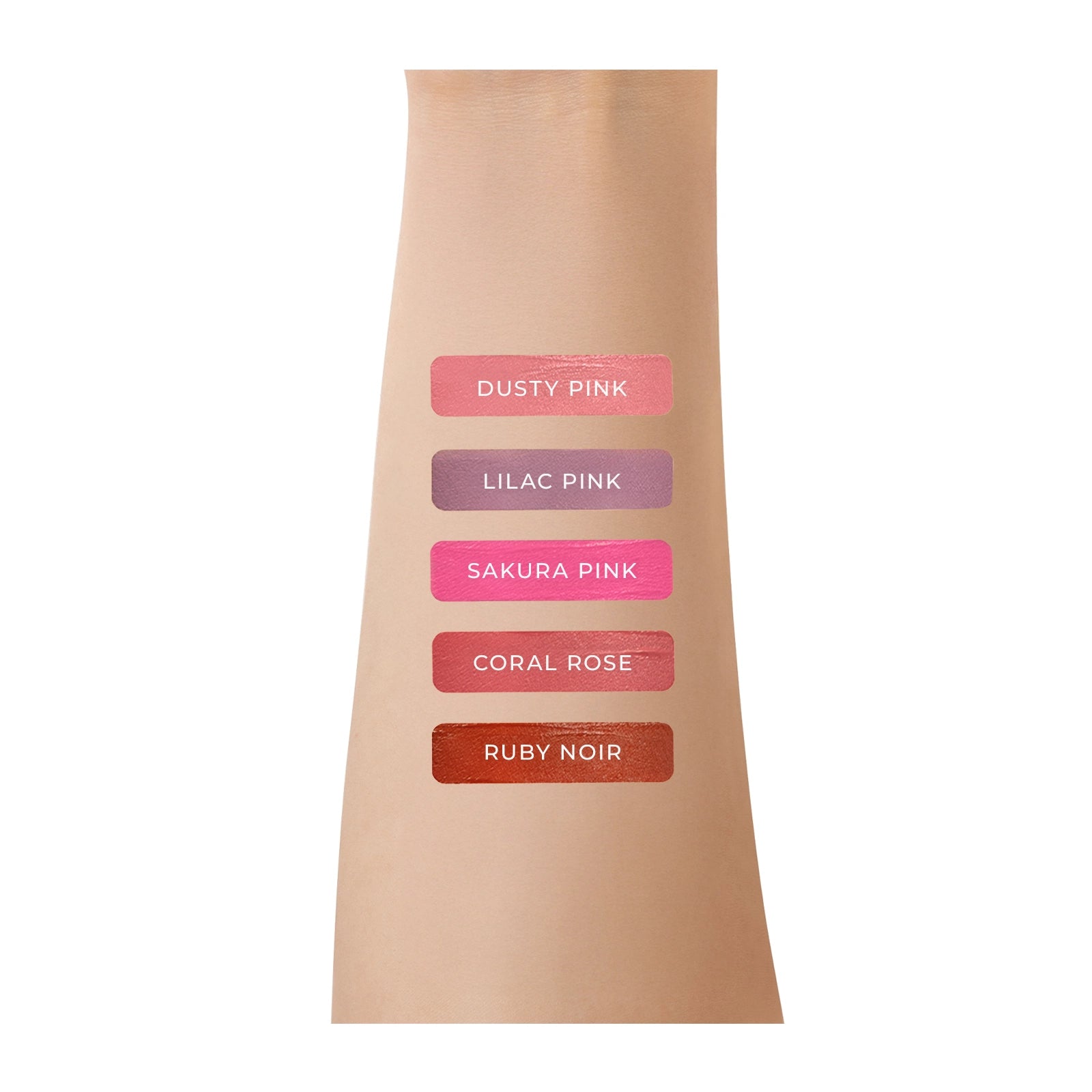 Kit 5 Rujuri Mate Lichide All Rose