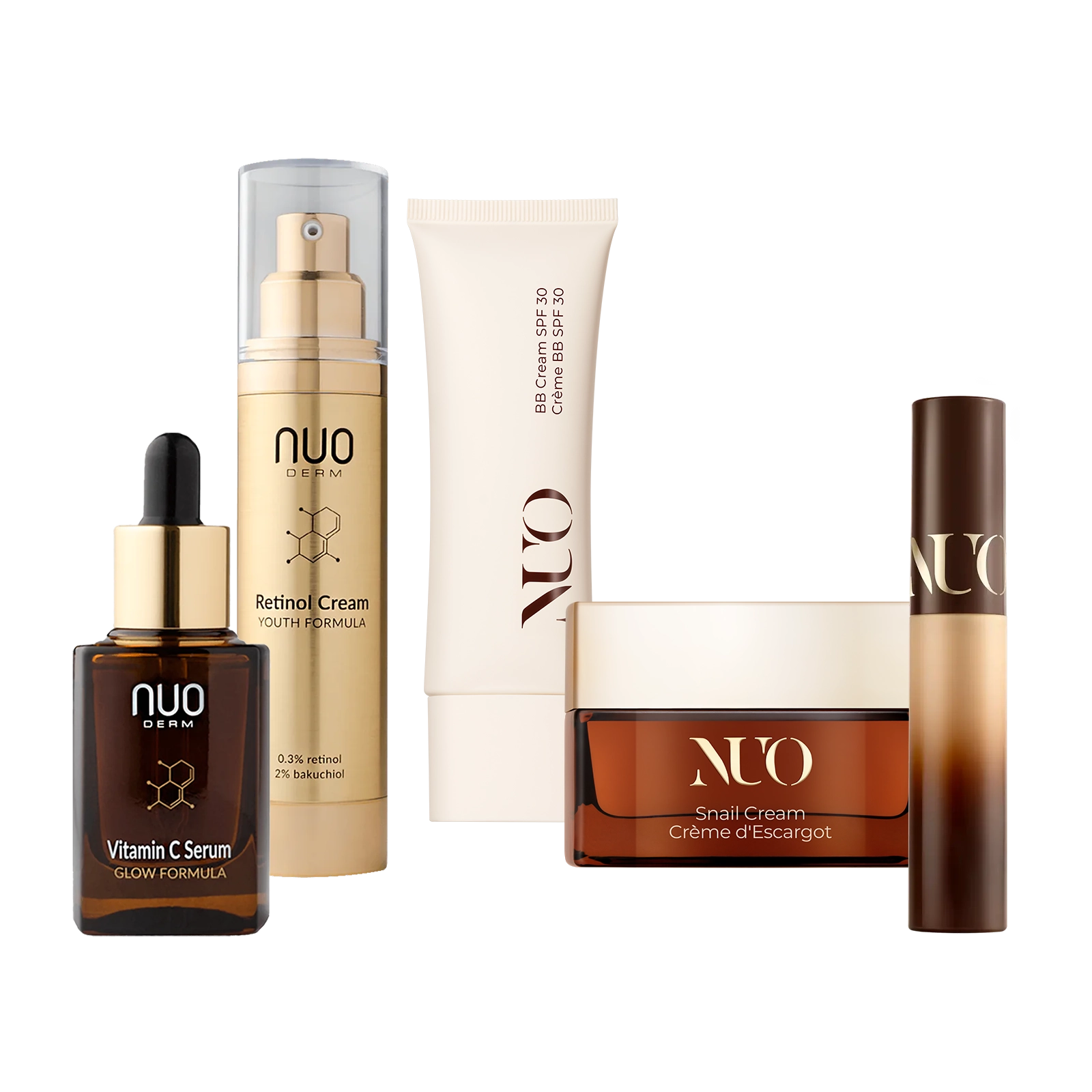 Set Ser Vitamina C, Crema Retinol, Crema Melc, BB Cream si Concealer (5 produse)